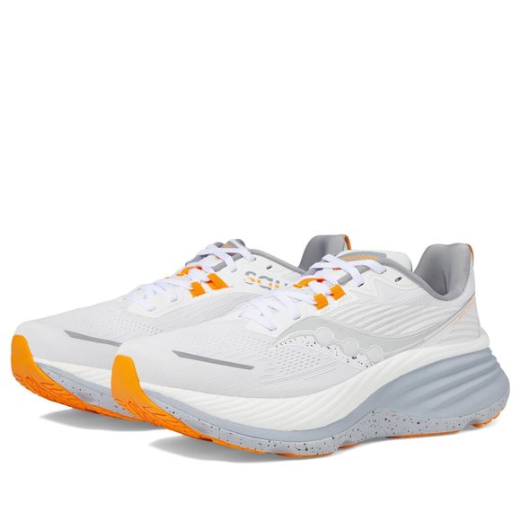 Saucony Men's Hurricane 24 Sneaker, White/Cloud, 10 - Picture 1 of 1